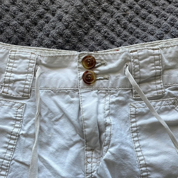 UNIONBAY White 100% Cotton Shorts size 9 - Picture 5 of 12